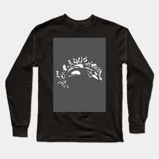 Floral Orca Long Sleeve T-Shirt